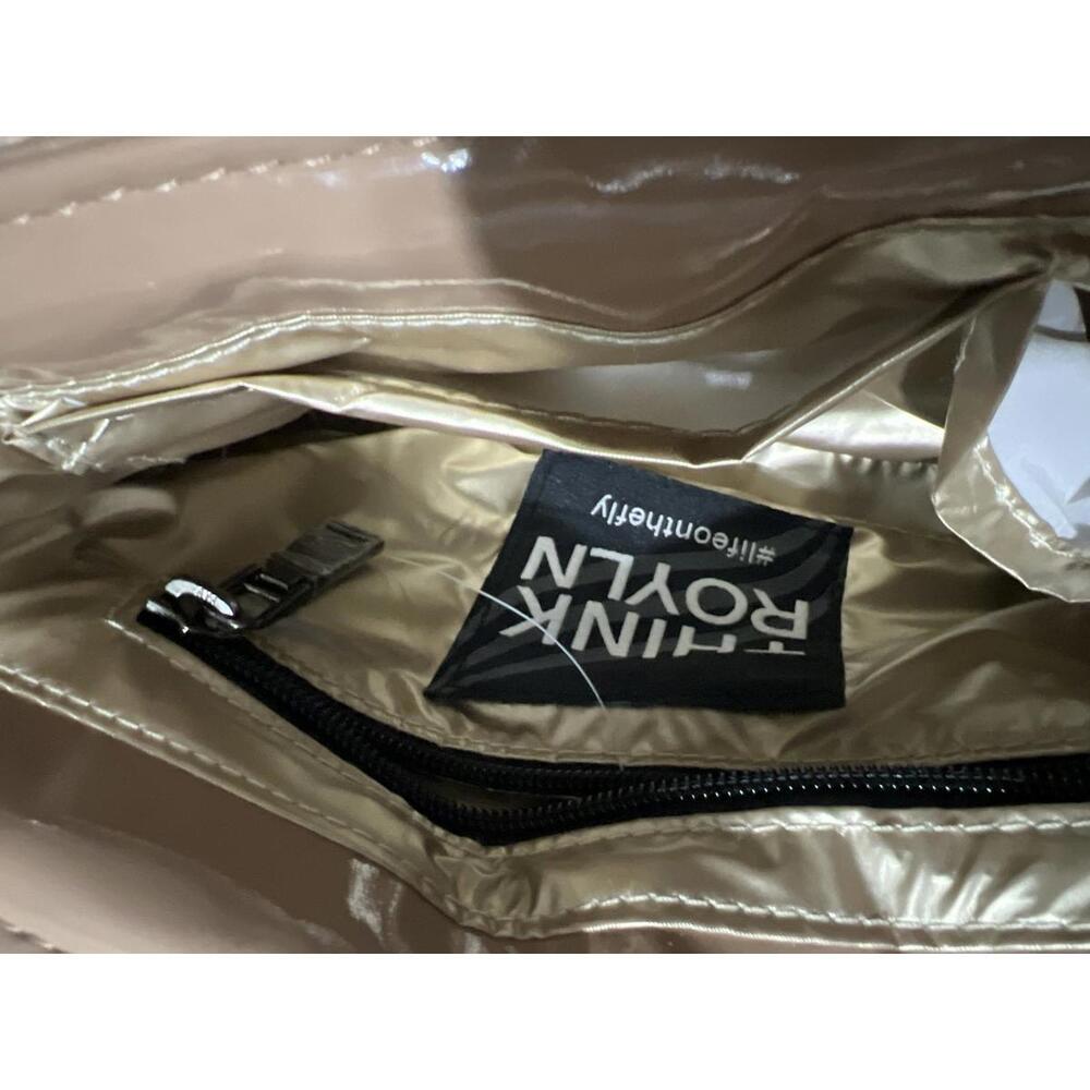 Think Royln Quilted Shoulder Bag Adjustable Strap & chain - Picture 7 of 9